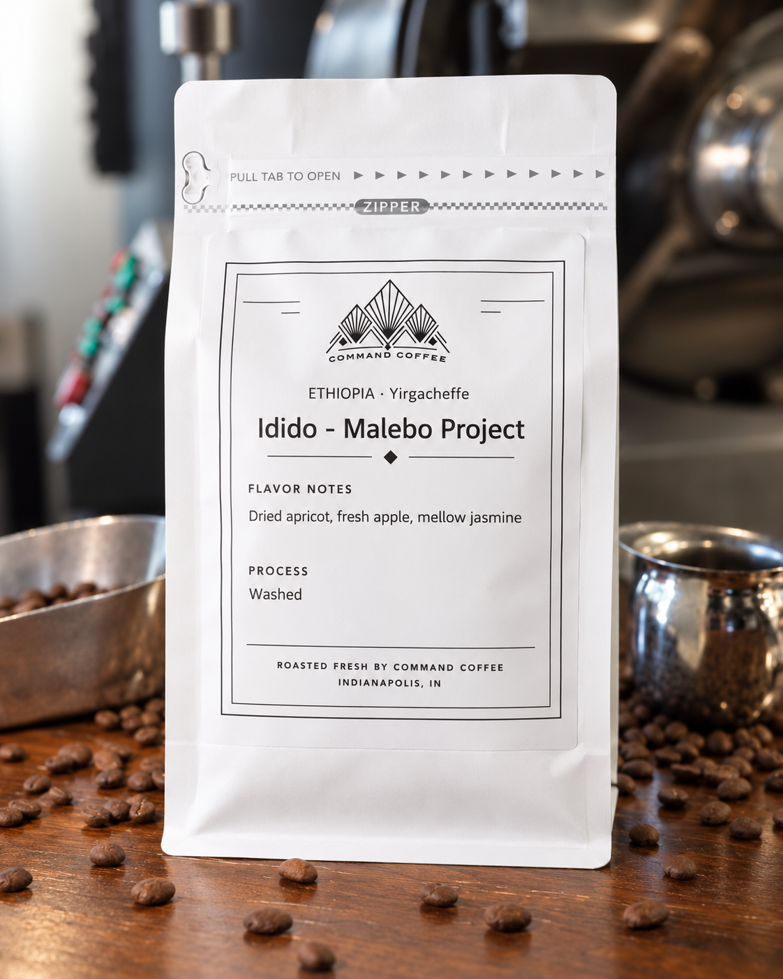 Ethiopia Yirgacheffe Idido Malebo Project coffee bag